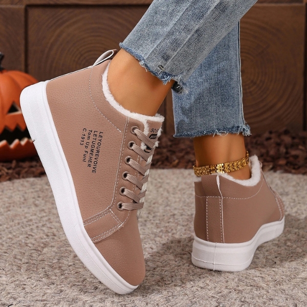 Josephine | Botines Acolchados con Estampado Floral y Forro Cálido