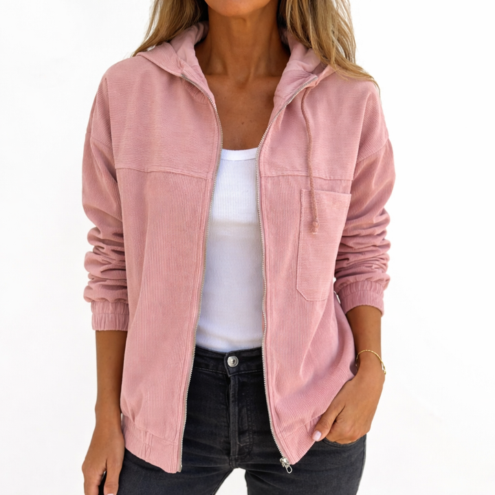 Quorela | Freizeitjacke mit Kapuze und Reißverschluss