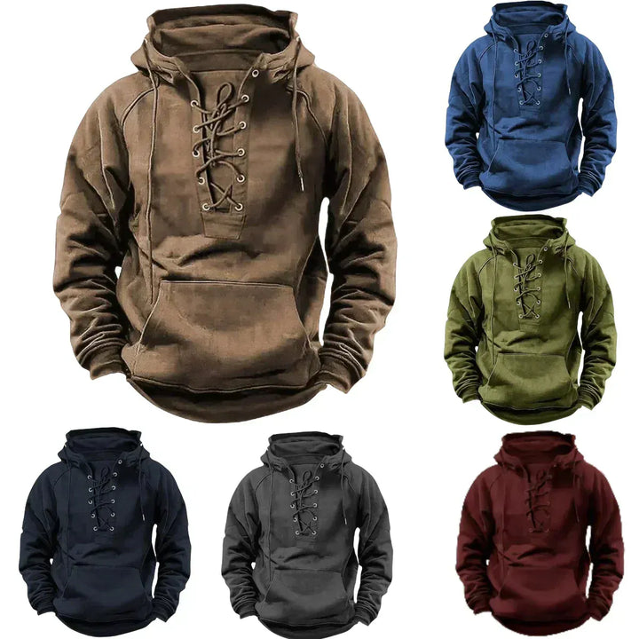 Kelvane | Herren Kapuzenpullover im Wikinger-Stil