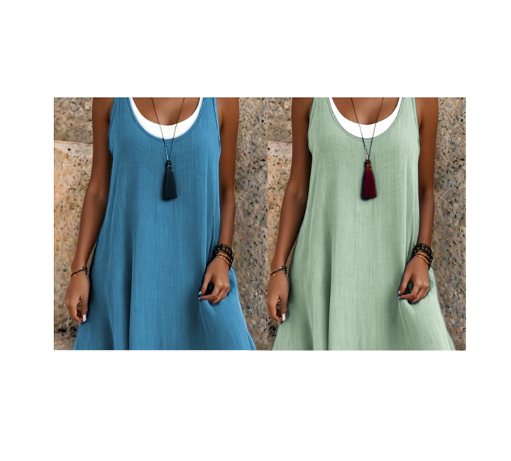 Gabrielle | Kleid mit Zwei-Teile-Effekt und Schichten-Design in Eleganter Stil