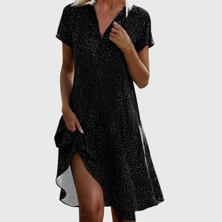 Vorella | Elegantes Midi-Kleid mit modernem und sophisticated Stil