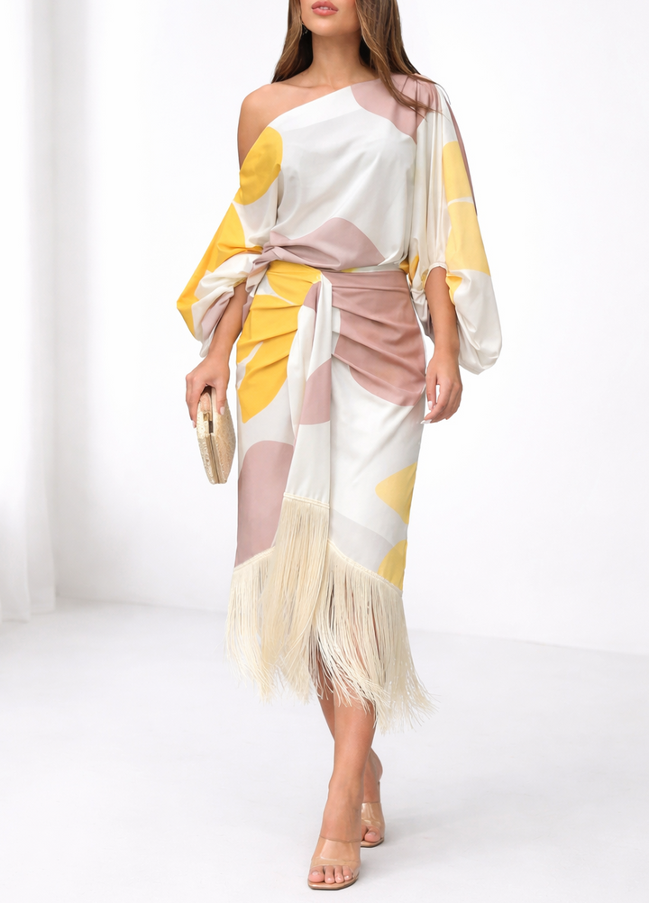 Sovira | Zweiteiliges Set mit Fransen und elegantem Stil