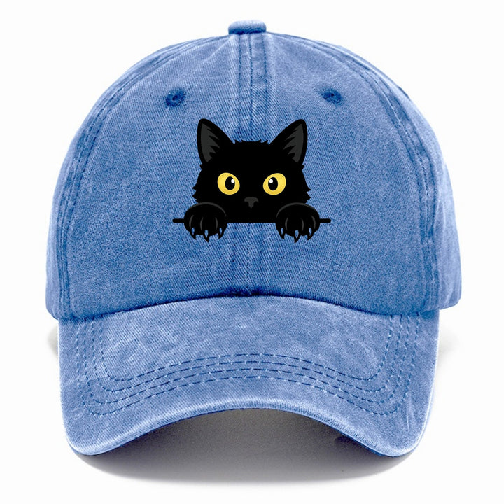 Quinnley | Schwarze Katze - Klassische Mütze