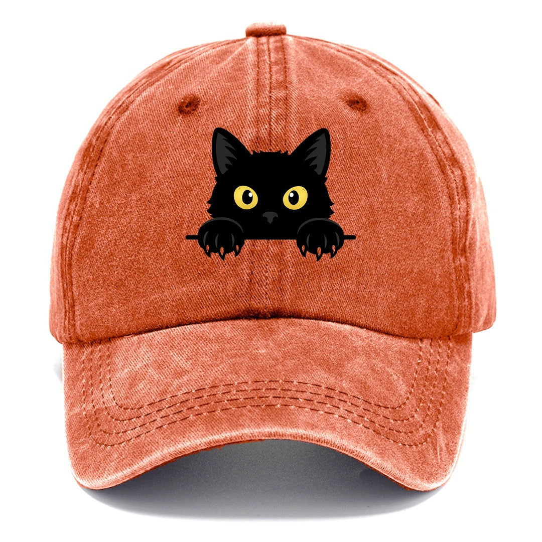 Quinnley | Schwarze Katze - Klassische Mütze
