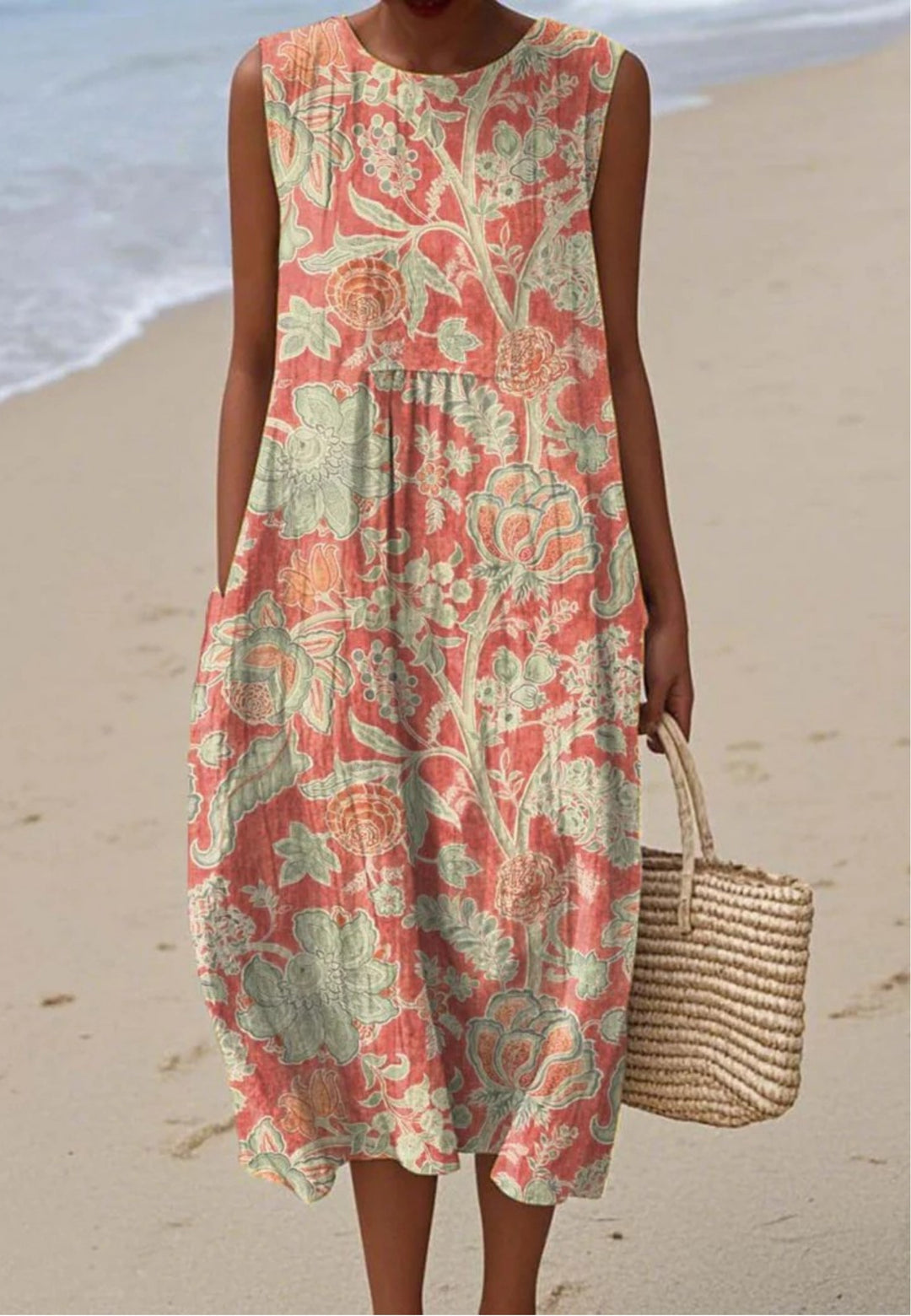 Javiera | Kleid mit Vintage Blumenmuster