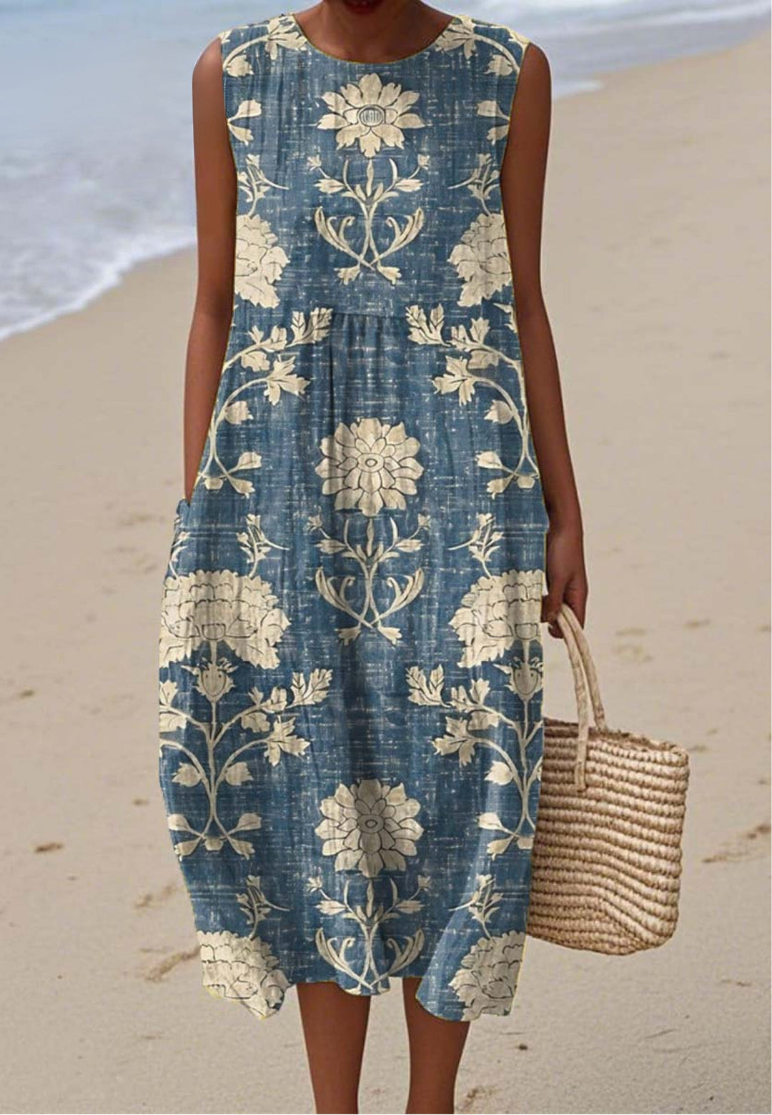 Javina | SOMMERKLEID MIT VINTAGE BLUMENMUSTER