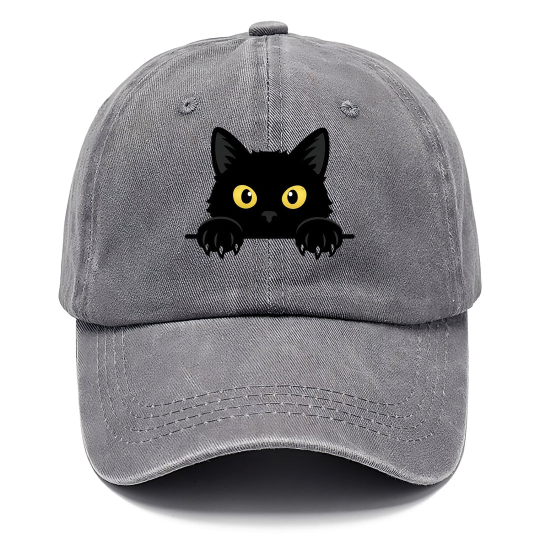 Quinnley | Schwarze Katze - Klassische Mütze