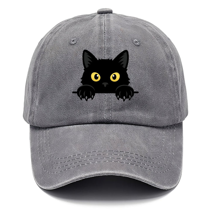 Quinnley | Schwarze Katze - Klassische Mütze