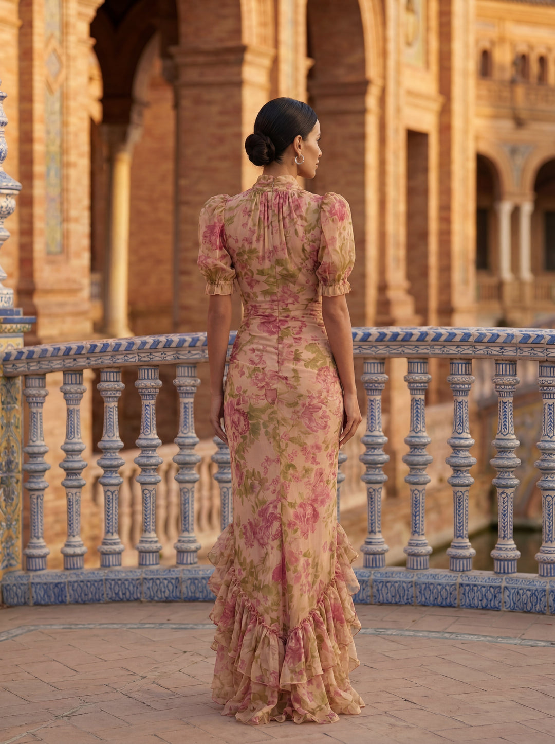 Brinelle | Elegantes Langkleid mit fließendem Fall