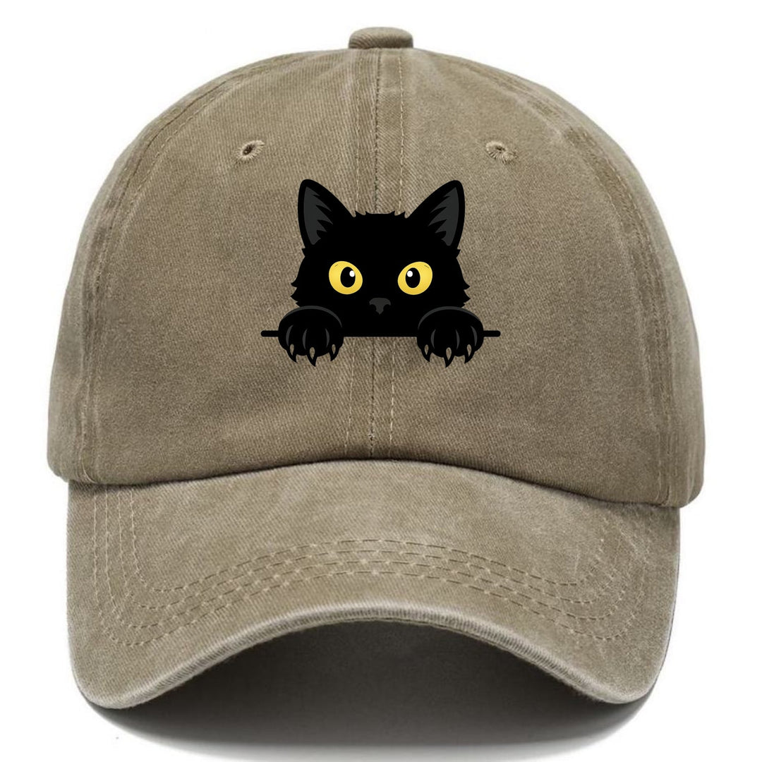 Quinnley | Schwarze Katze - Klassische Mütze