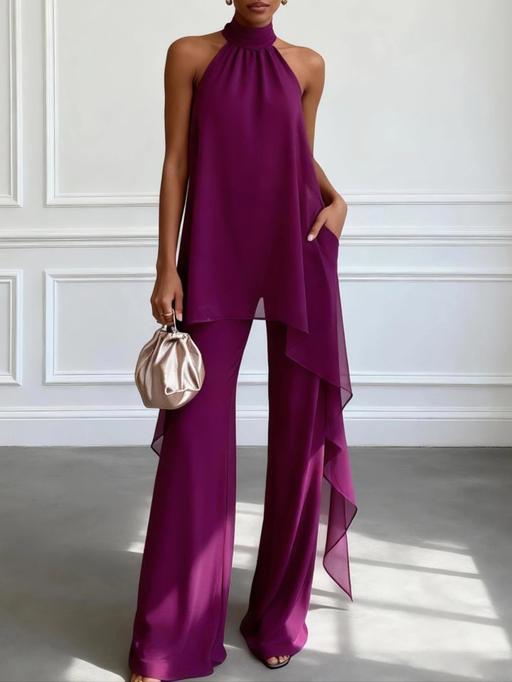 Veda | Elegantes Halter-Set mit fließender Hose