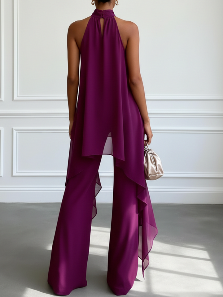 Veda | Elegantes Halter-Set mit fließender Hose