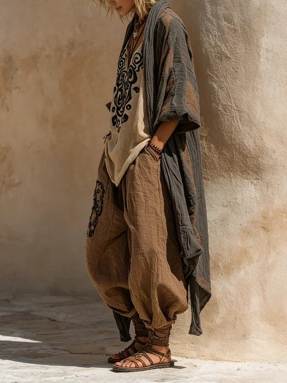 Zosia | Dreiteiliges Bohemian Nomaden Kunstset