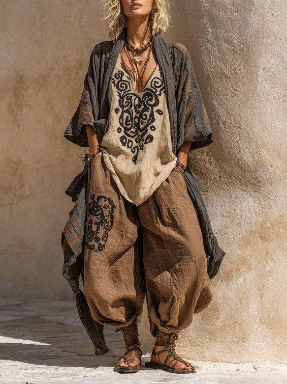 Zosia | Dreiteiliges Bohemian Nomaden Kunstset