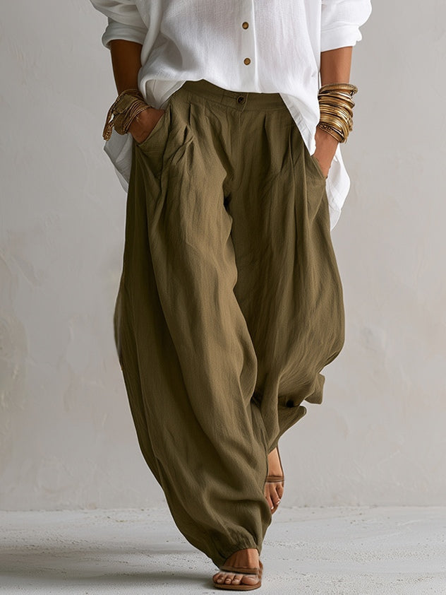Phoebe | Set aus Bluse und Ballonhose