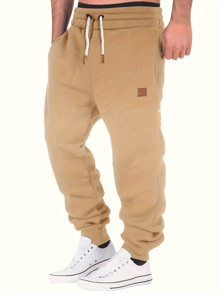 Rovanto | Slim Fit Herren Casual-Hosen mit verstellbarem Bund für Herbst und Winter