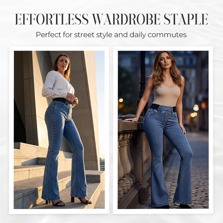 Yara | Hochtaillierte Damenjeans mit elastischen Beinen