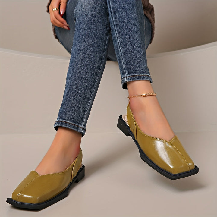 Darya | Elegante Sandalen mit Blockabsatz und Quadratischer Spitze