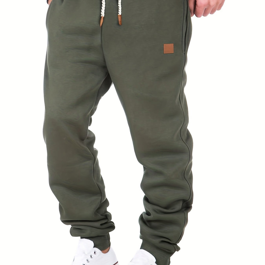 Rovanto | Slim Fit Herren Casual-Hosen mit verstellbarem Bund für Herbst und Winter
