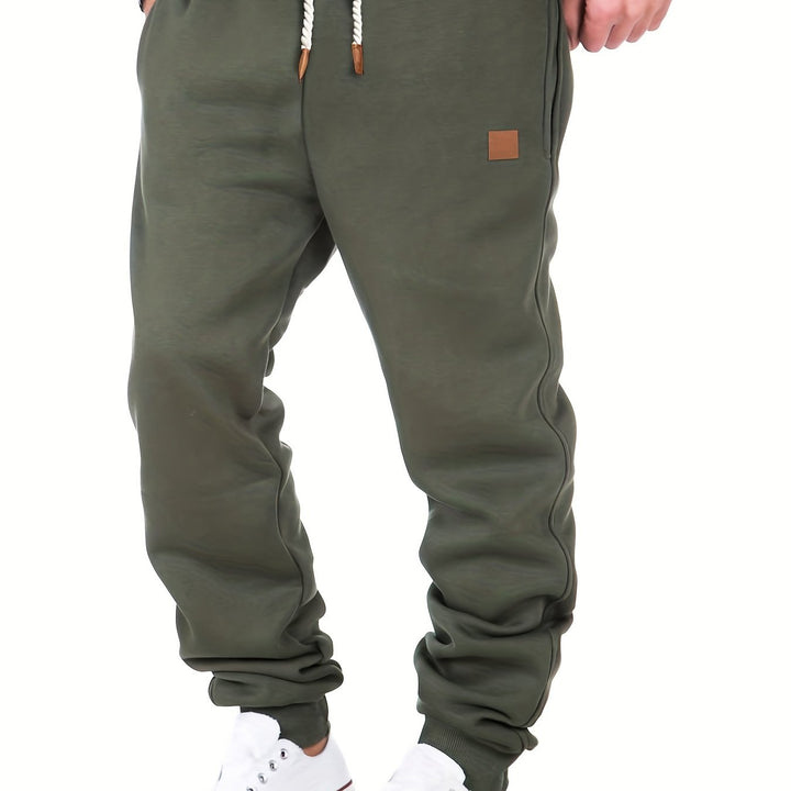 Rovanto | Slim Fit Herren Casual-Hosen mit verstellbarem Bund für Herbst und Winter