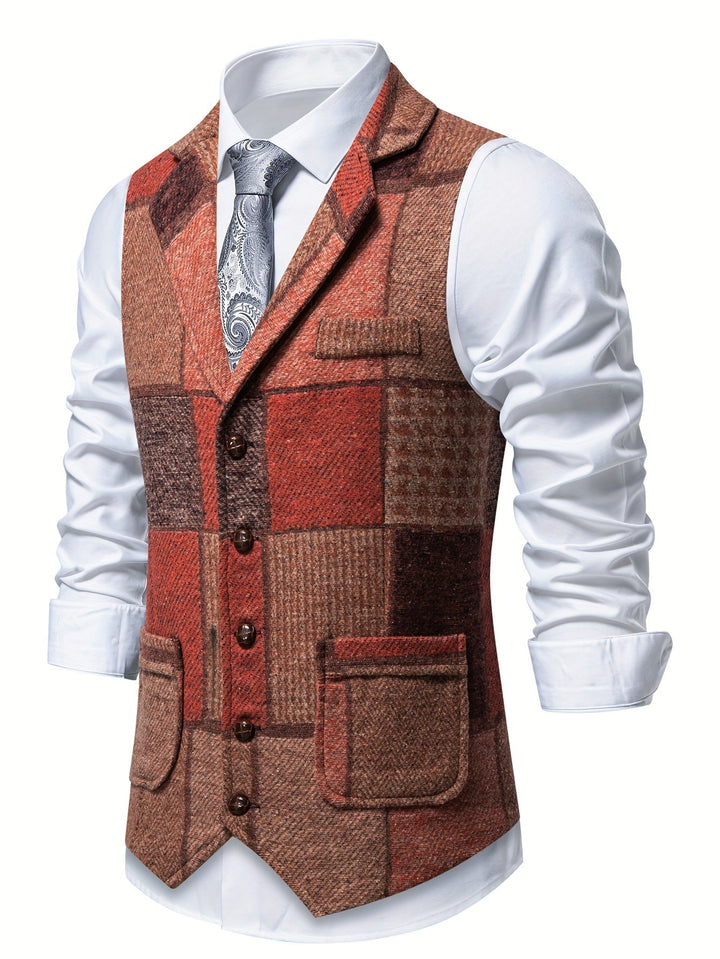 Walter | Klassische Patchwork-Weste