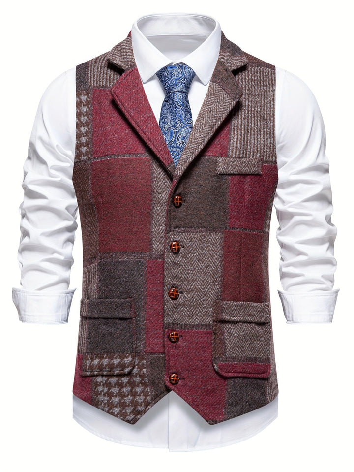 Walter | Klassische Patchwork-Weste