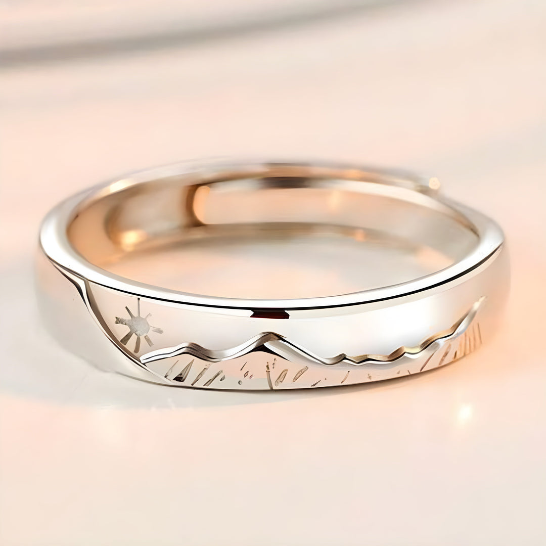 Annabelle | Verstellbarer Ring Meer und Berge