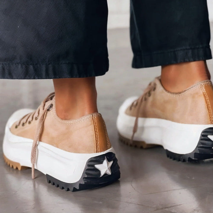 Sharon | Sneakers mit Plateausohle und Schnürsenkeln