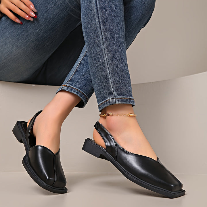Darya | Elegante Sandalen mit Blockabsatz und Quadratischer Spitze