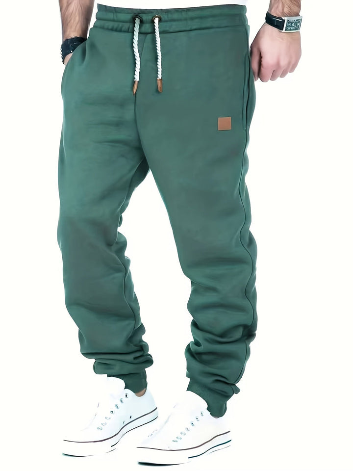 Rovanto | Slim Fit Herren Casual-Hosen mit verstellbarem Bund für Herbst und Winter
