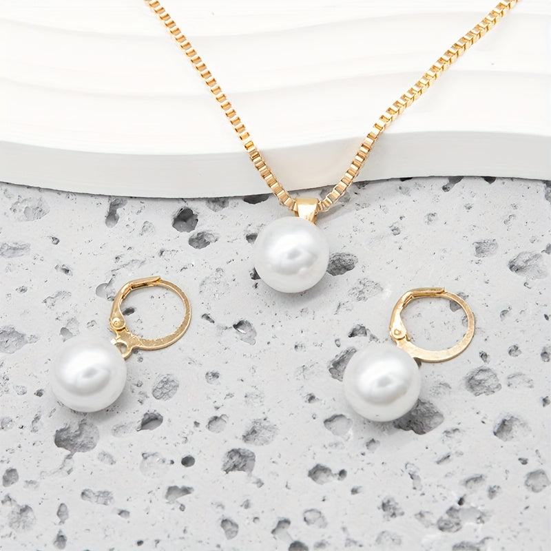 Isara | Schmuckset mit Eleganten Perlen und Sofistiziertem Finish