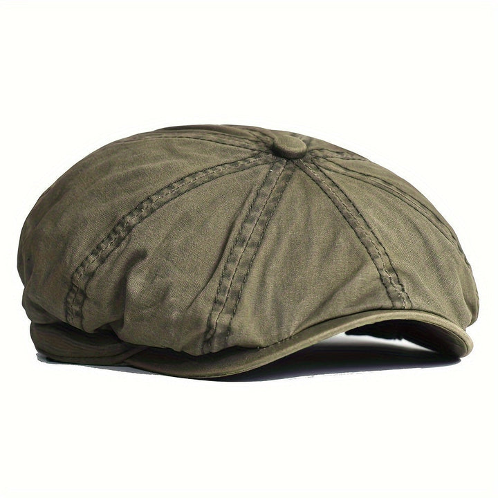 Kavento | Vintage Octagonal Cotton Cap mit klassischem Schirm