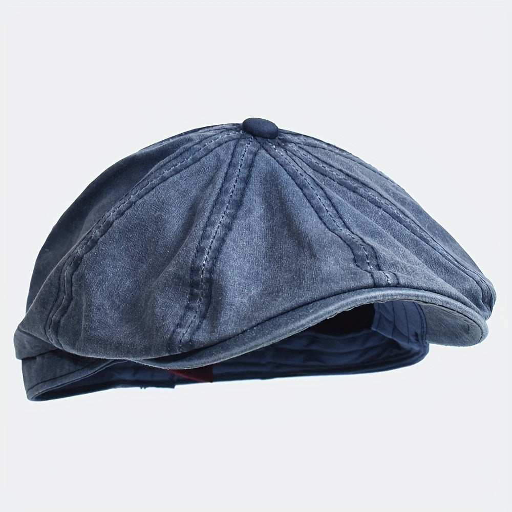 Kavento | Vintage Octagonal Cotton Cap mit klassischem Schirm