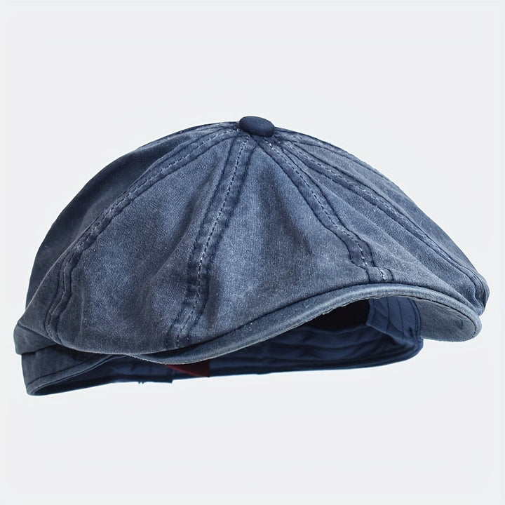 Kavento | Vintage Octagonal Cotton Cap mit klassischem Schirm