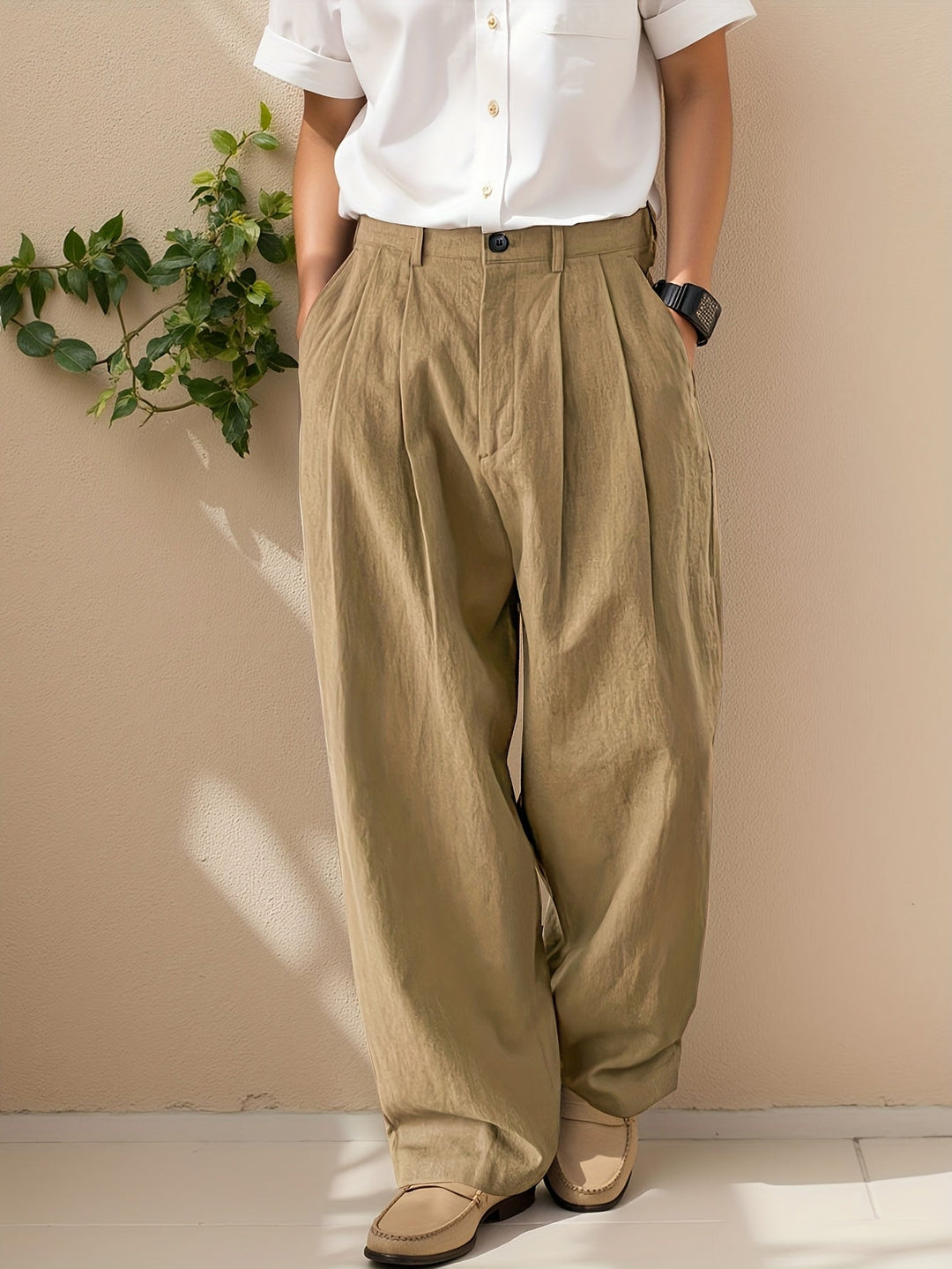Vruxeth | Gerade Herrenhose mit Relaxed Fit und modernem Stil