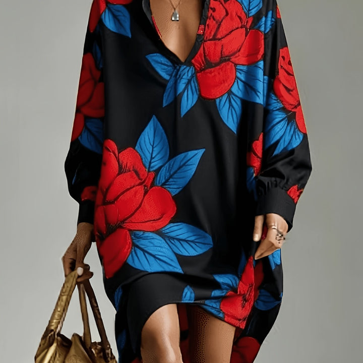 Madison | Französischer Stil Druckbluse mit lässigem Schnitt und eleganter Ausstrahlung