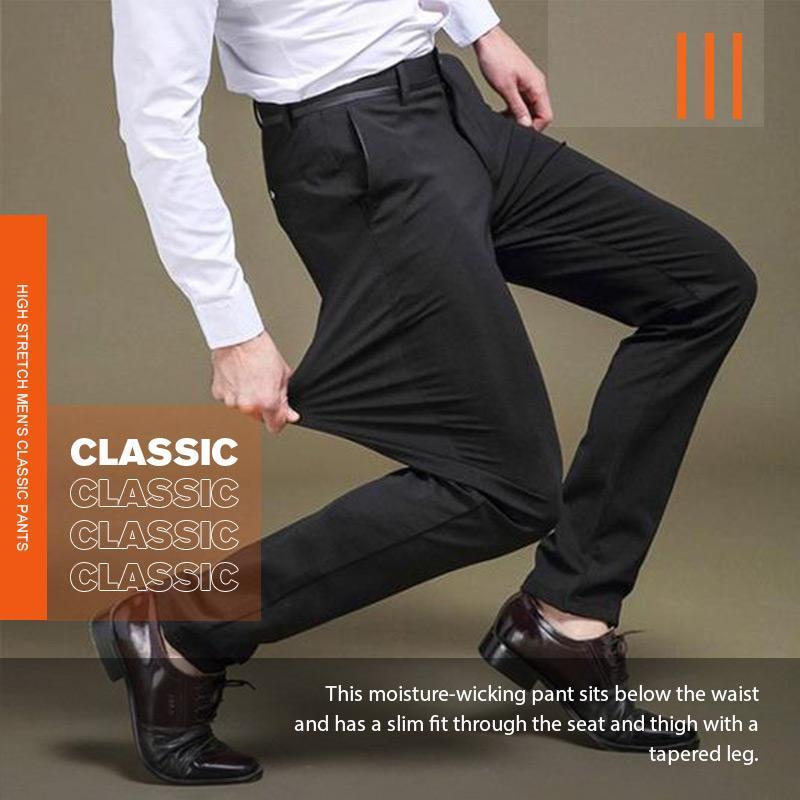 Quavero™ Klassische Herrenhose mit hoher Elastizität