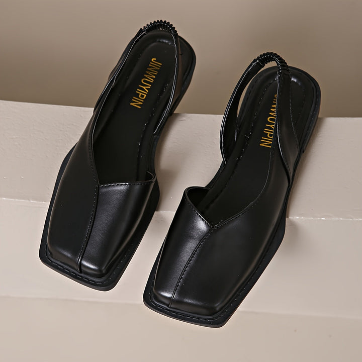 Darya | Elegante Sandalen mit Blockabsatz und Quadratischer Spitze