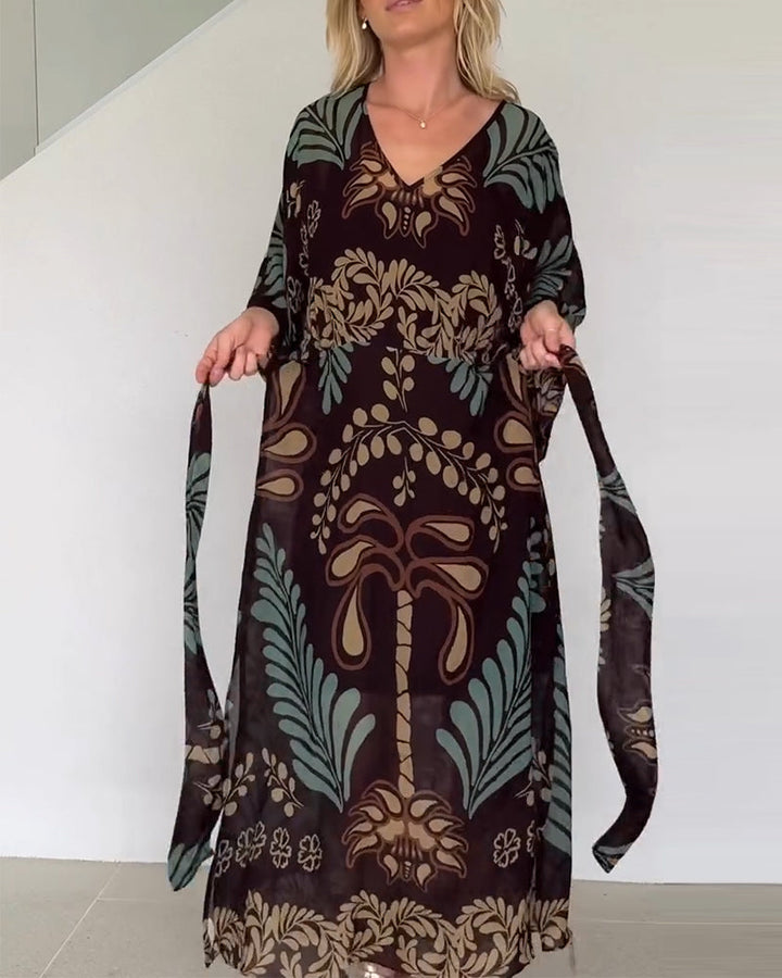 Ilia | Maxikleid aus atmungsaktivem Baumwollmix