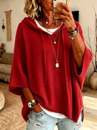 Celestine | Oversize Hoodie mit Kurzarm