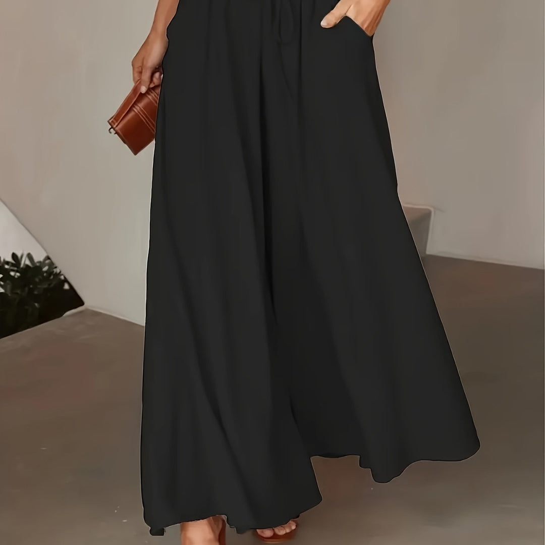 Corae | Weite High-Waist-Hosen mit Kordelzug