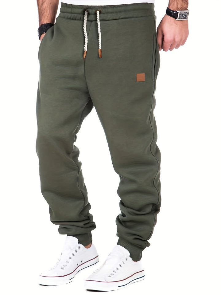Rovanto | Slim Fit Herren Casual-Hosen mit verstellbarem Bund für Herbst und Winter