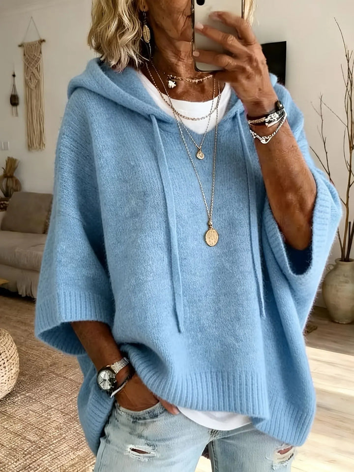 Celestine | Oversize Hoodie mit Kurzarm
