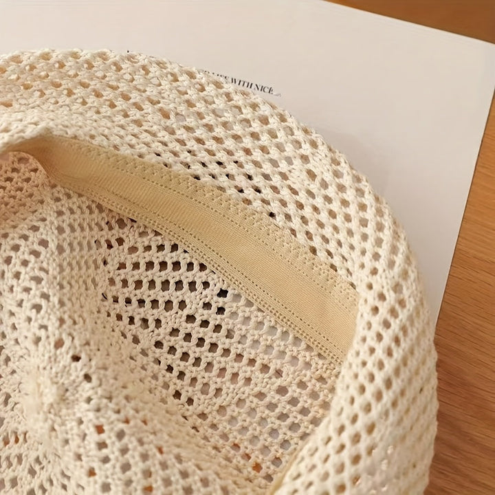 Livia | Vintage-Atmungsaktive Beret für Frauen mit Künstlerischem Stil