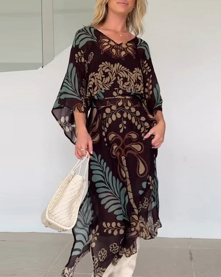 Ilia | Maxikleid aus atmungsaktivem Baumwollmix