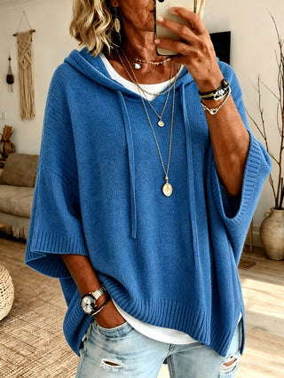 Celestine | Oversize Hoodie mit Kurzarm
