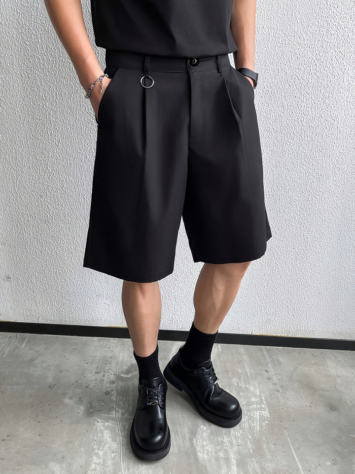Evoxine | Plissierte Shorts für Herren im modernen Casual-Stil
