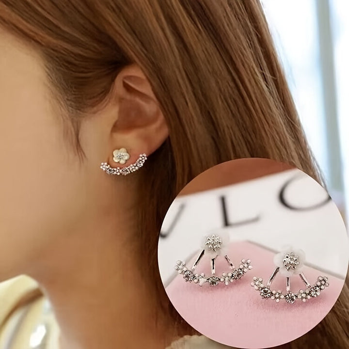 Faye | Elegante Blumen-Ohrringe im Koreanischen Stil