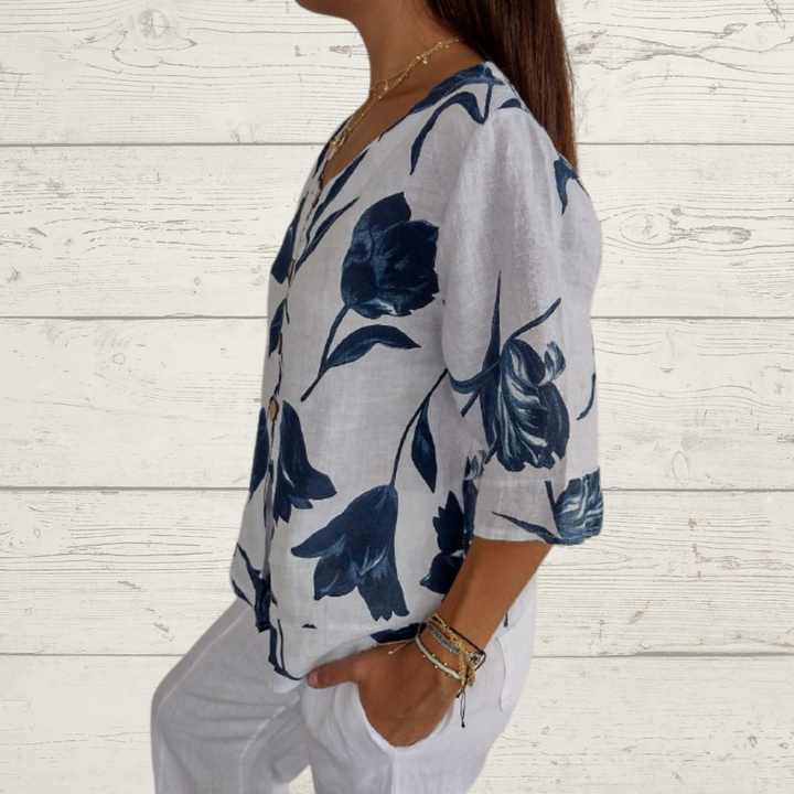 Jolirae | Elegantes bedrucktes Kleid mit bequemer Passform und lässigem Stil