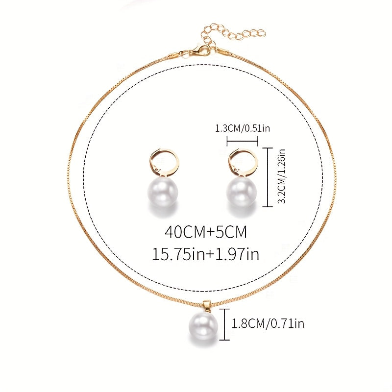 Isara | Schmuckset mit Eleganten Perlen und Sofistiziertem Finish